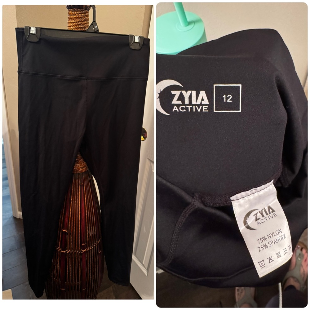 ZYIA Active Black Confluence Leggings